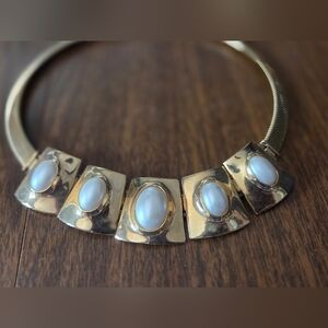 Vintage Omega With Pearl Accent